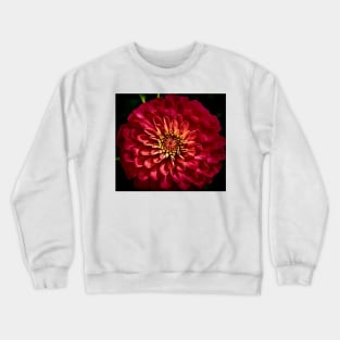 Zinnia Flower Crewneck Sweatshirt